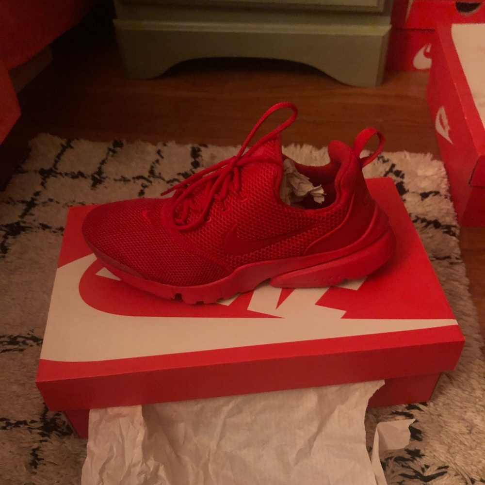 Nike Red Presto Fly Sneakers